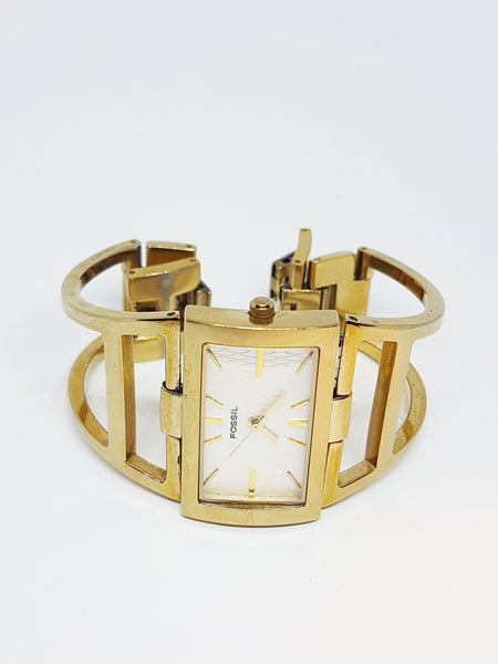 Gold-tone Fossil Ladies Watch | Unique Gold-tone Fossil Bracelet Watch ...