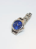 RARE Blue Dial Fossil Quartz Watch | Luxury Silver-tone Fossil Ladies Watch - Vintage Radar