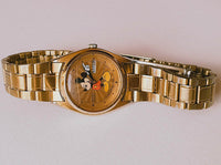 Seiko Starburst Dial 3Y03-0039 Gold Mickey Mouse Disney Watch Vintage