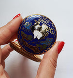 Art Nouveau Bird Pocket Watch | Può essere inciso