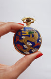 Art Nouveau Dragon Vintage Tasche Uhr | Kann graviert werden