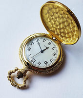 Art Nouveau Vintage Pocket reloj | Se puede grabar