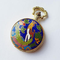 Art Nouveau Vintage Pocket Watch | يمكن نقشها