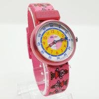 1994 Pink Flik Flak Uhr für Mädchen | Kleine Damen 29 mm Flik Flak Uhr