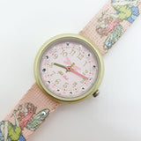 2006 Dragonfly Fairy Pink Flik Flak reloj para niñas y mujeres vintage