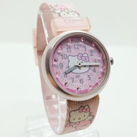 2008 Flik Flak FLN028 Hello Kitty Angel reloj para niñas y mujeres rosa