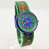Loros verdes de 1997 Flik Flak por Swatch reloj para niños y adultos