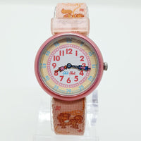 2005 Pink Little Pony Flik Flak reloj para niñas y mujeres vintage