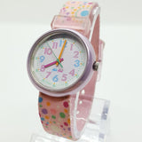 2005 Pink Flik Flak Rainbow Party-Theme Watch for Girls and Women