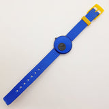 1991 Flik Flak Spaziola blu e rosso orologio | Orologio per astronavi degli anni '90