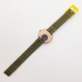 1988 raro Flik Flak di Swatch Orologio dell'esercito verde | anni 80 Swatch Orologi