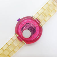FLIK FLAK FLAK FCSP034 Swirly Glitter montre | Rose-mauve Swatch