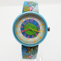 1993 Flik Flak Blowfish Puffer Ocean-Theme Watch Rare Vintage Model