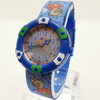 2001 Flik Flak por Swatch Gatos de los piratas reloj | Relojes azules suizos hechos