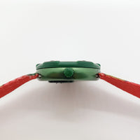 1999 Green & Red Dragon Flik Flak Relojes | 90 vintage suizo reloj