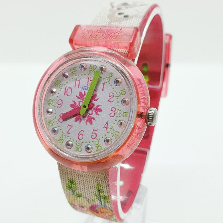 2016 Flik Flak FLNP019 Elsa Frozen Disney Watch for Girls and 