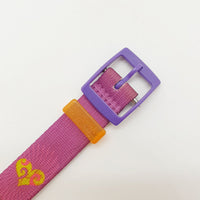 2012 Pink & Purple Heart ZFPNP002 Flik Flak montre pour les filles