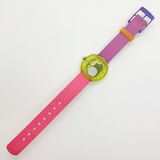 2012 Pink & Purple Heart ZFPNP002 Flik Flak Uhr für Mädchen