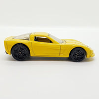 Vintage 2003 Yellow C6 Corvette Hot Wheels Coche | Coche de juguete de Corvette