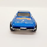 خمر 1979 Blue '63 Corvette Hot Wheels سيارة | سيارة لعبة Crovette عتيقة