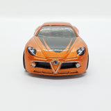 Vintage 2013 Orange Alfa Romeo 8C Competizione Hot Wheels Coche | Alfa Romeo Toy Car
