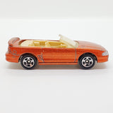 Vintage 1996 Orange Mustang GT Hot Wheels Car | Ford Toy Car