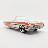Vintage 1963 White Ford Thunderbird Hot Wheels Macchina | Macchina giocattolo Ford