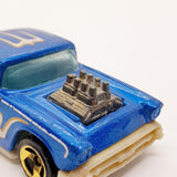 خمر 1976 Blue 57 'Chevy Hot Wheels سيارة | سيارة لعبة عتيقة نادرة