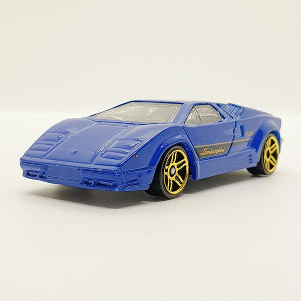 Vintage 1997 Blue Lamborghini Countach Hot Wheels Macchina | Auto giocattolo Lamborghini