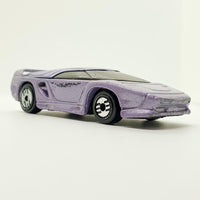 Vintage 1993 Vector violet "Avtech" WX-3 Hot Wheels Voiture | Voiture de jouets exotique