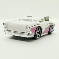 Vintage 2003 White Two 2 Go Hot Wheels Car | Cool Toy Car
