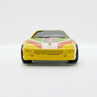 Vintage 1999 Yellow Ferrari 355 Challenge Hot Wheels Voiture | Voiture de course Ferrari