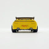Vintage 1999 Yellow Ferrari 355 Challenge Hot Wheels Voiture | Voiture de course Ferrari
