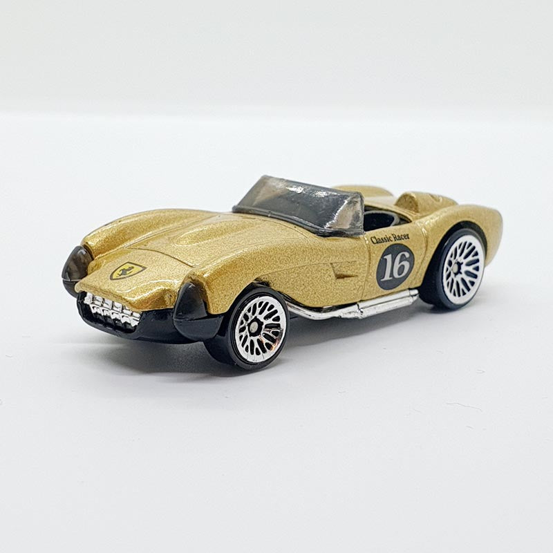 Vintage 1990 Gold Ferrari 250 Testa Rossa Hot Wheels Car Classic Fer