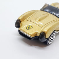 Vintage 1990 Gold Ferrari 250 Testa Rossa Hot Wheels Auto | Klassischer Ferrari