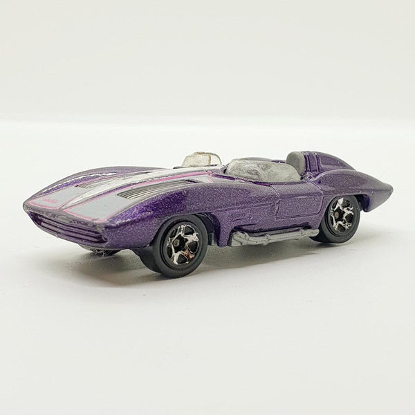 Vintage 2002 Purple Corvette Stingray Hot Wheels Coche | Coche de corvette vintage