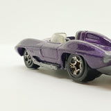 Vintage 2002 Purple Corvette Stingray Hot Wheels Coche | Coche de corvette vintage