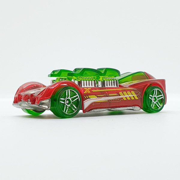 Vintage 2004 Red X-Raycers What 4-2 Hot Wheels Car | Futuristic Toy Car