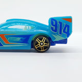 Vintage 2012 Blue Time Tracker Hot Wheels Car | Cool Toy Cars