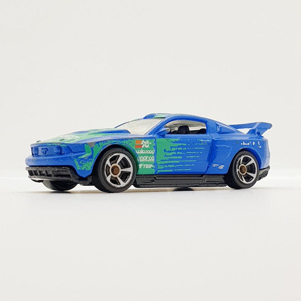 Vintage 2011 Blue Custom Ford Mustang Hot Wheels Voiture | Voiture de jouet ford