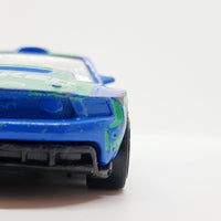 Vintage 2011 Blue Custom Ford Mustang Hot Wheels Car | Ford Toy Car