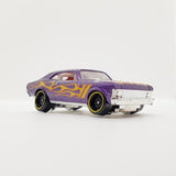 Vintage 2008 Purple '68 Nova Hot Wheels Voiture | Voitures anciennes