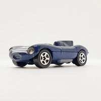 Vintage 1998 Blue Jaguar D-Type Hot Wheels Auto | Jaguar Spielzeugauto