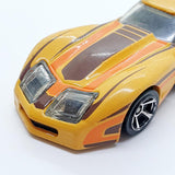 Vintage 2012 Orange '76 Greenwood Corvette Hot Wheels سيارة | سيارة لعبة كورفيت عتيقة