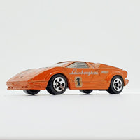 Vintage 1997 Orange Lamborghini Countach Hot Wheels Auto | Exotische Autos