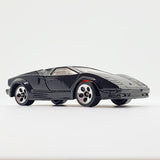Vintage 1997 Black Lamborghini Countach Hot Wheels Auto | Lamborghini Spielzeugautos