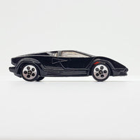خمر 1997 Black Lamborghini Countach Hot Wheels سيارة | سيارات لامبورغيني