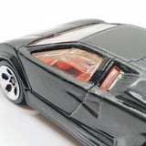 Vintage 1997 Black Lamborghini Countach Hot Wheels Voiture | Voitures jouets Lamborghini