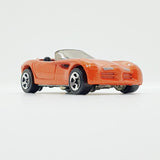 Vintage 1998 Orange Chrysler Corporation Hot Wheels Coche | Coche de juguete Chrysler
