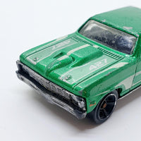 Vintage 2003 Green '68 Chevy Nova B3532 Hot Wheels Voiture | Voiture de jouets Chevy
